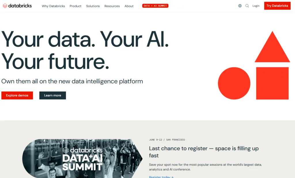 Скріншот Databricks