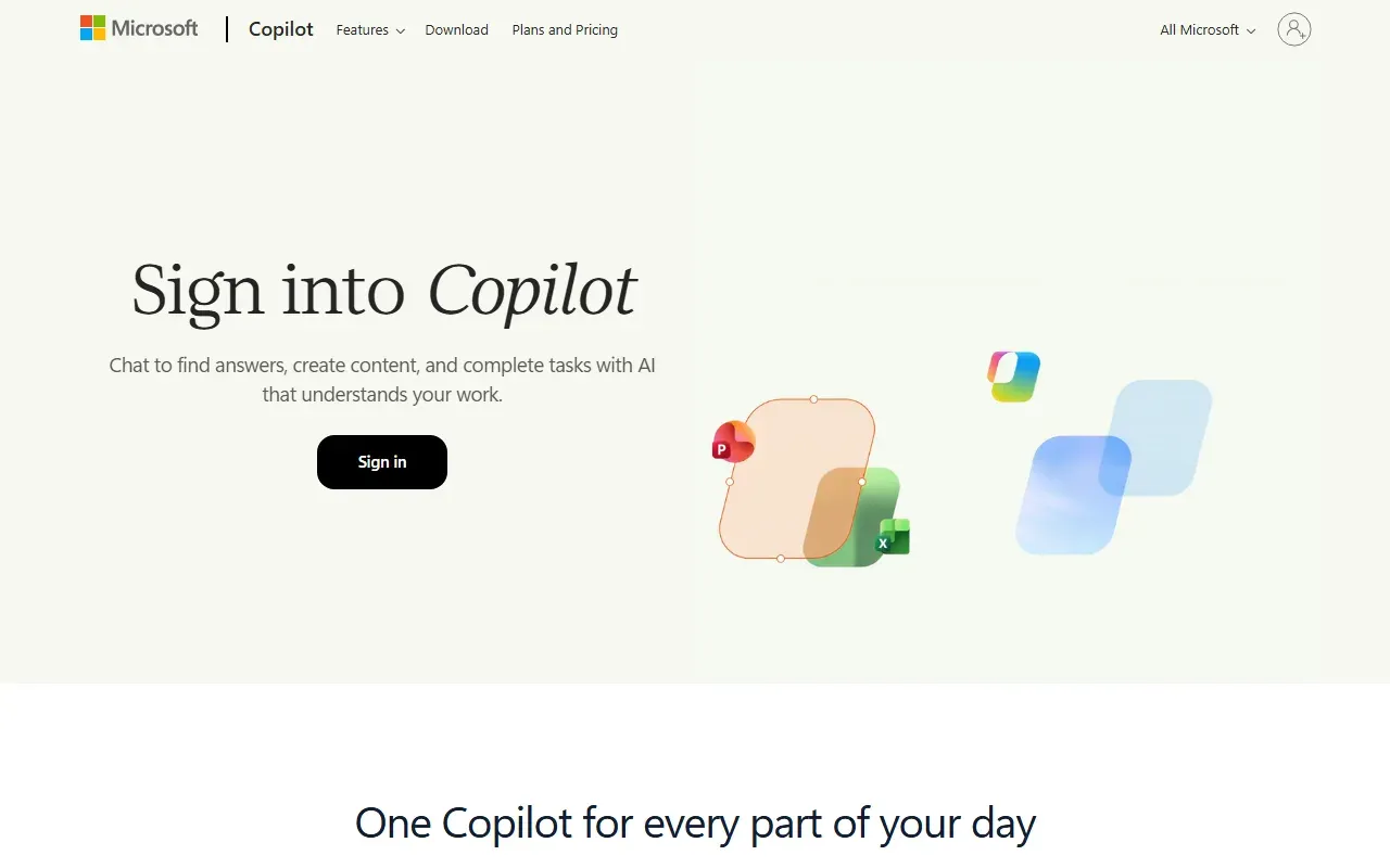 Скріншот Microsoft Copilot